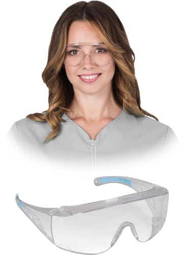 Przeciwodpryskowe okulary ochronne z filtrem UV – GOG-IRVINE TJN