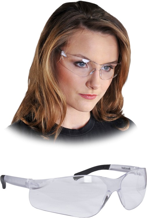 Okulary Ochronne Przeciwodpryskowe w linii BEARKAT transparentno-czarne