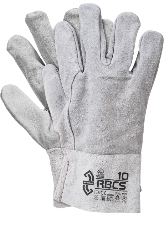 Rękawice robocze skórzane krótkie INDIANEX RBCS